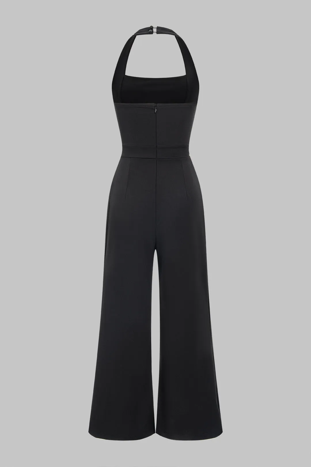 Halter Backless Contrast Sleeveless Jumpsuit sold by Micas product image thumbnail 2