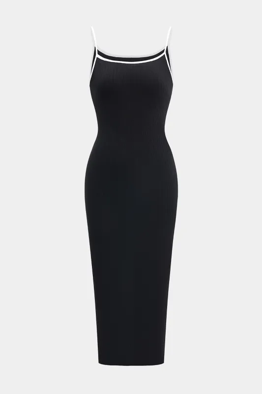 Backless Straps Sleeveless Midi Dress sold by Micas