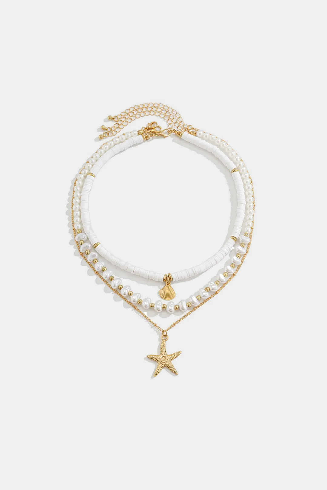 Shell Irregular Stacking Necklace sold by Micas product image thumbnail 2