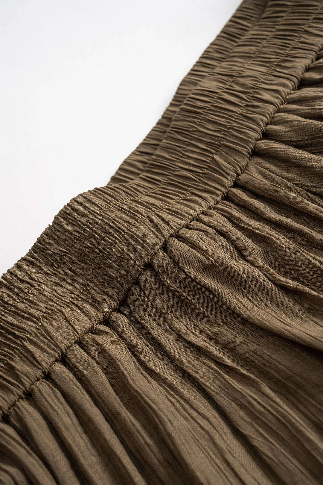 Ruched Detail Asymmetrical T-shirt And Skirt Set sold by Micas product image thumbnail 3