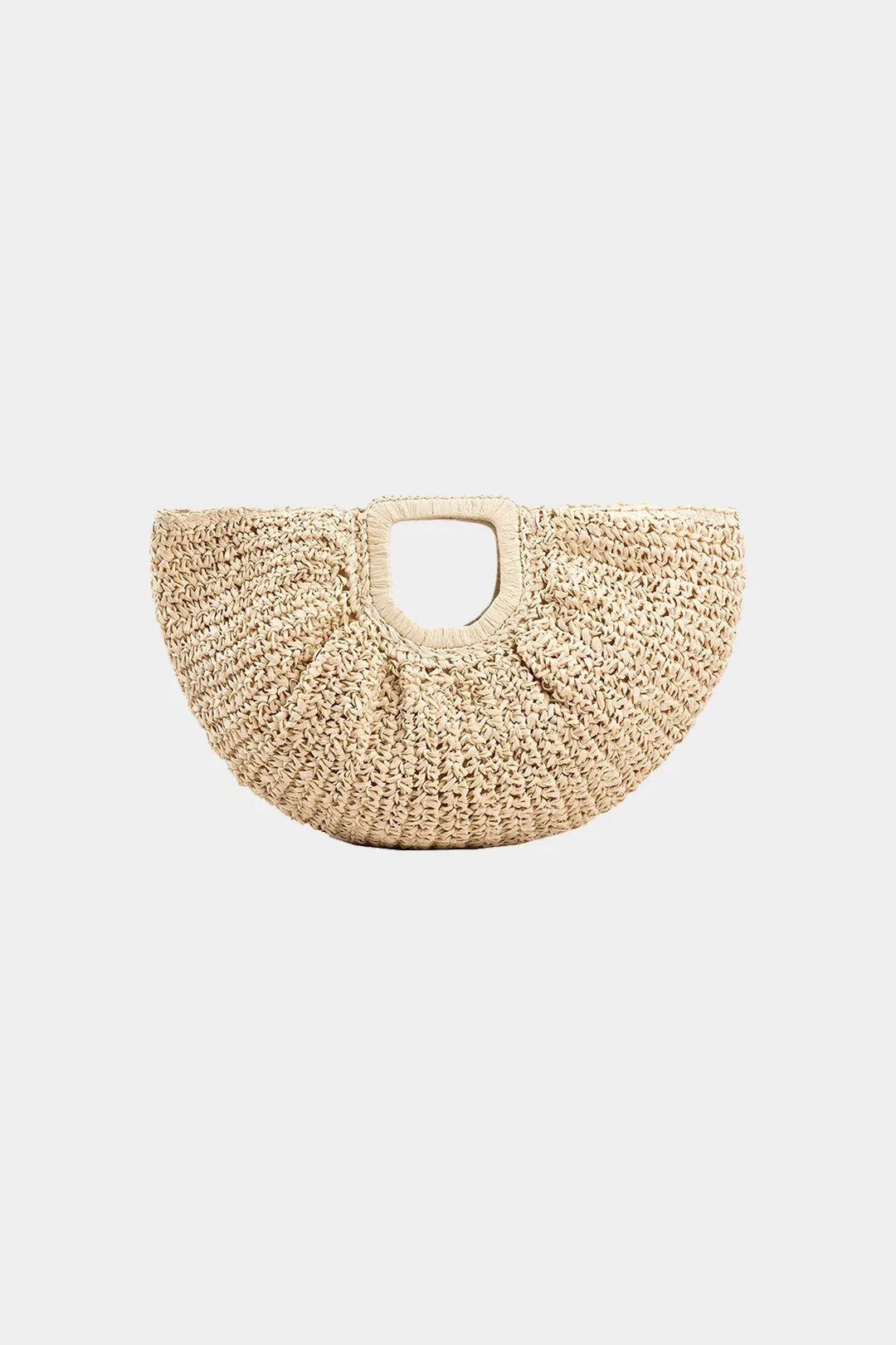 Woven Straw Handheld Clutch Bag sold by Micas