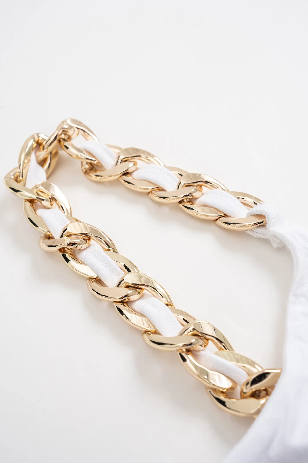 Metallic Chain Detail Cami Top sold by Micas product image thumbnail 3