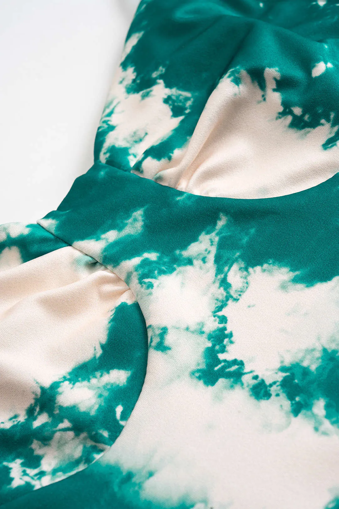 Tie Dye Print Bodysuit And Fringe Tie-Up Trousers Set sold by Micas product image thumbnail 4