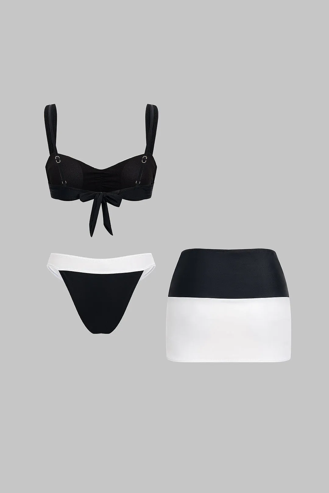 Strappy Contrast Bikini Set sold by Micas product image thumbnail 2