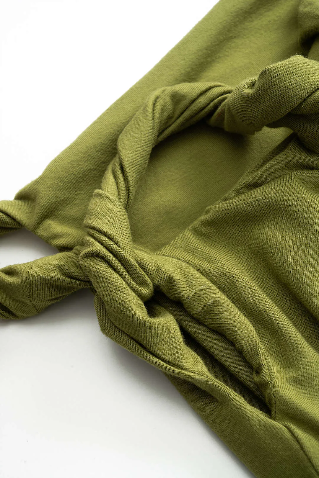 Asymmetrical Twist Knot Ruched Sleeveless Mini Dress sold by Micas product image thumbnail 4