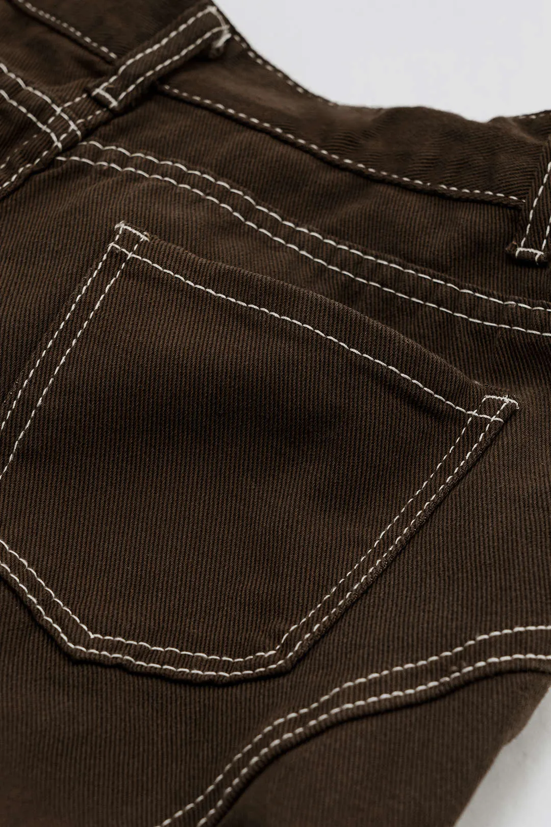 Denim Seamdetail High Waist Straight Leg Jeans sold by Micas product image thumbnail 5