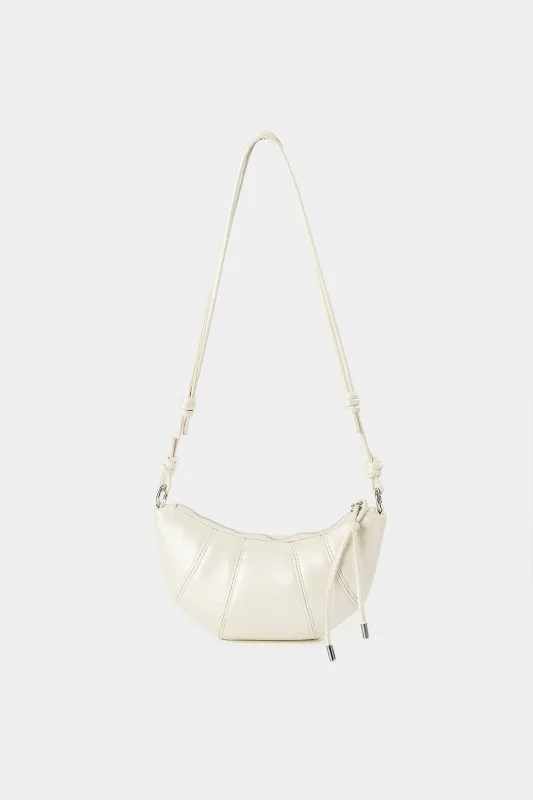 Faux Leather Horn Seamdetail Cross-Body Bag sold by Micas