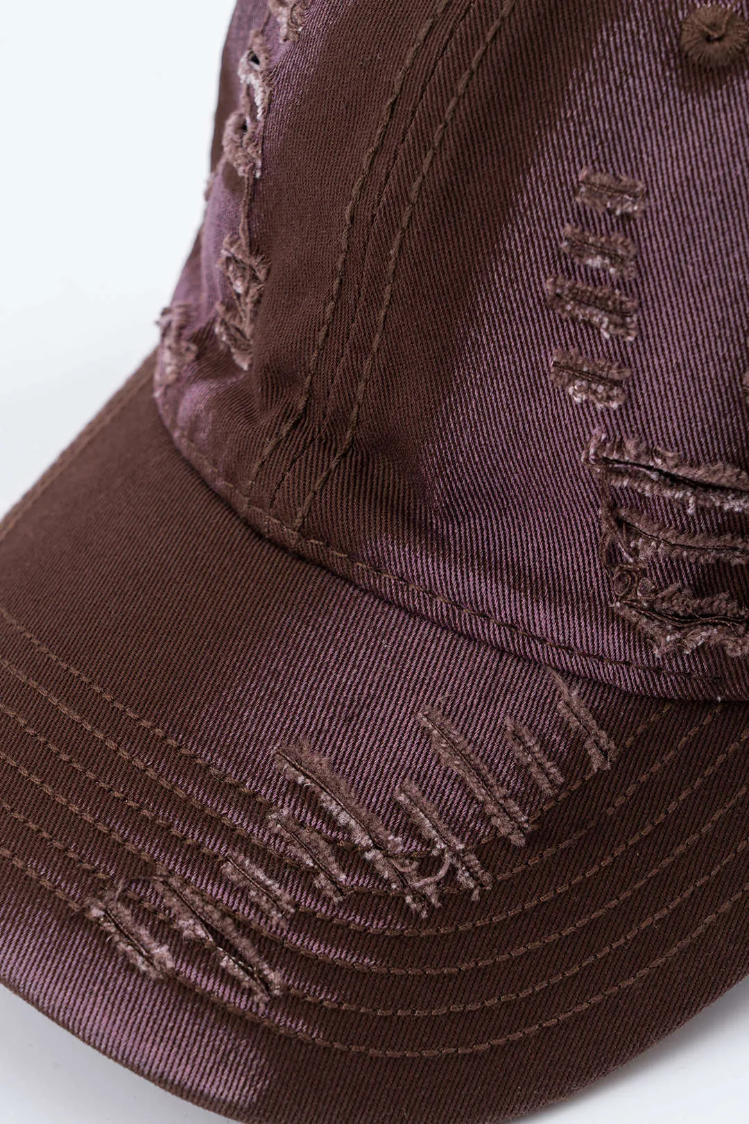 Vasket rippet baseball cap sold by Micas product image thumbnail 3