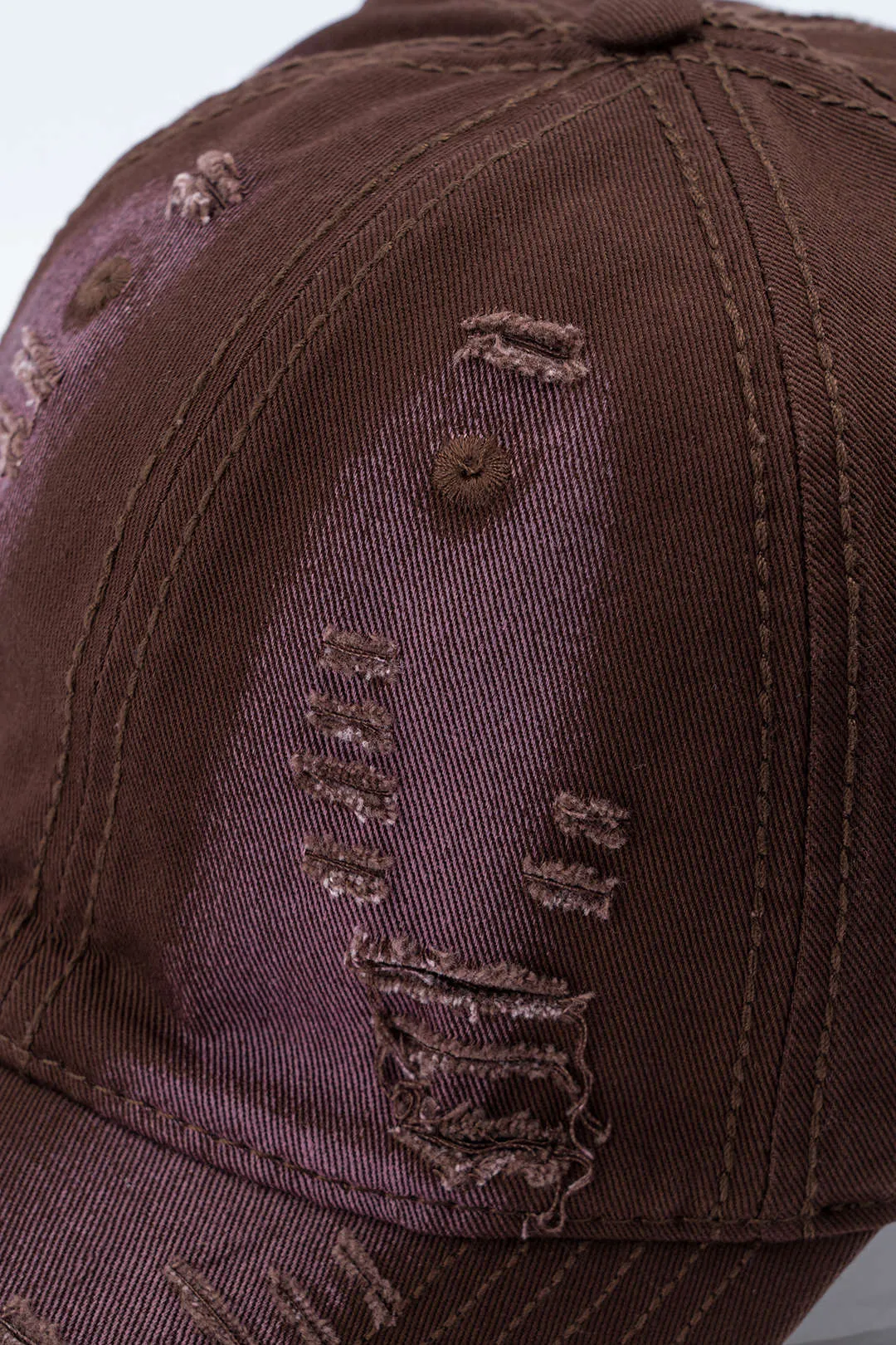Vasket rippet baseball cap sold by Micas product image thumbnail 4