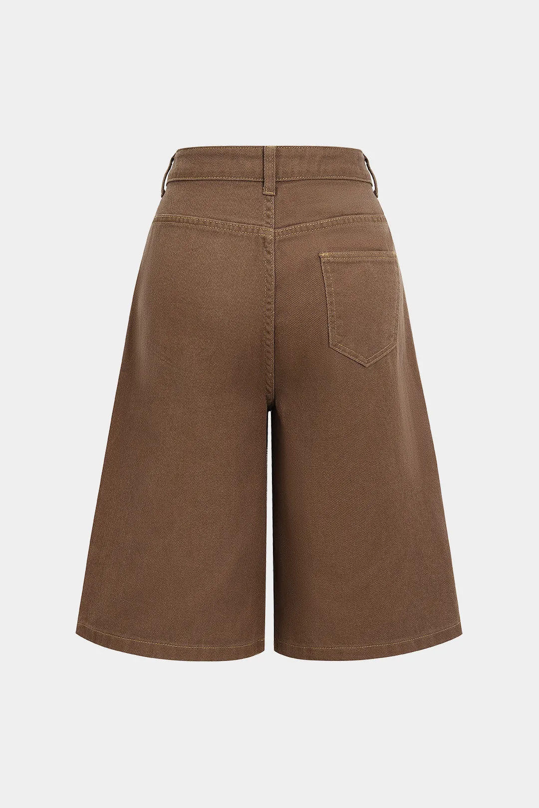 Denim Patchwork Washed Jorts sold by Micas product image thumbnail 2