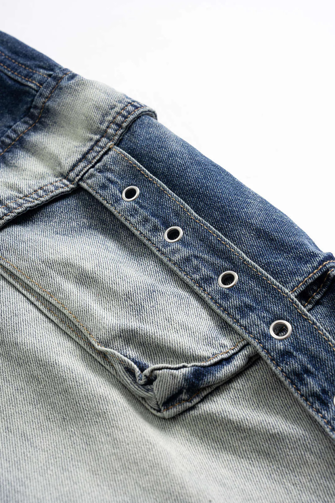 Denim Pocket Zipper Jeans sold by Micas product image thumbnail 4