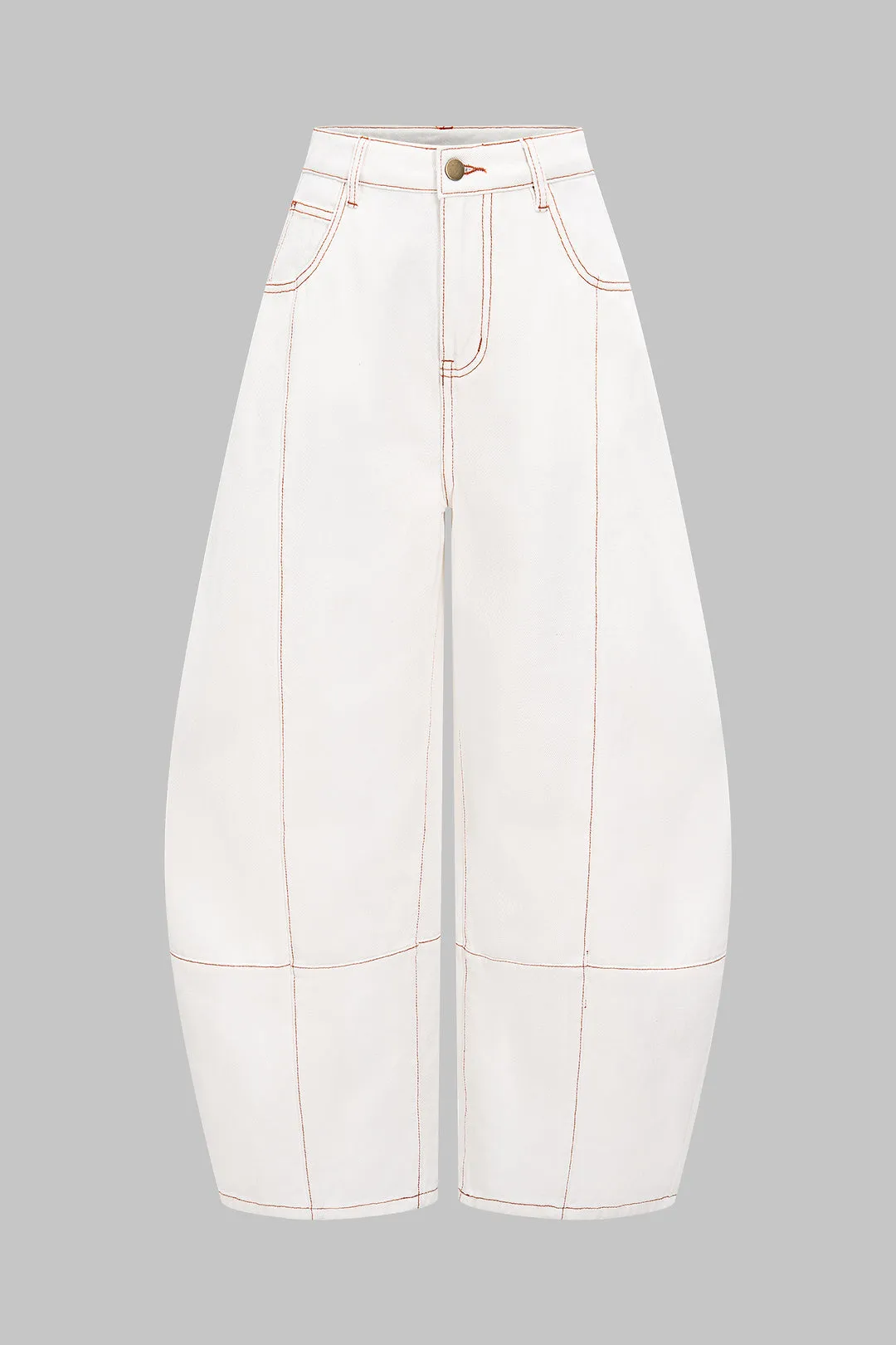 Denim Contrast Whipstitching Jeans sold by Micas