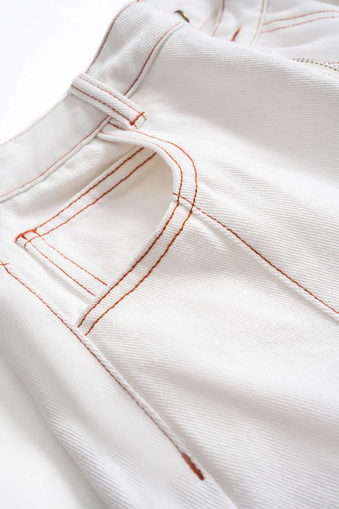 Denim Contrast Whipstitching Jeans sold by Micas product image thumbnail 3