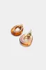 Resin Stainless Steel Geometric Earrings sold by Micas