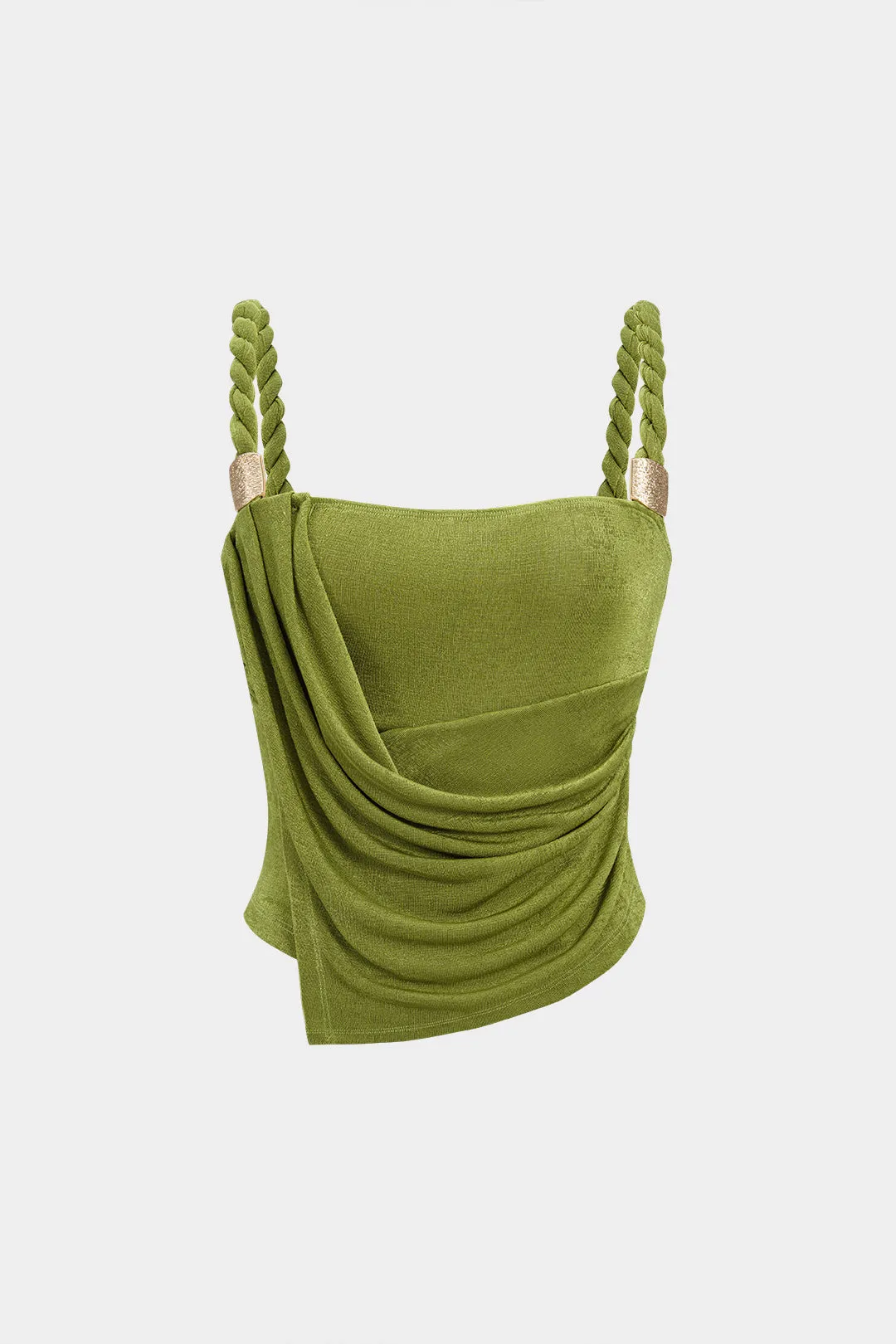 Ruched Twist Knot Slip Cami Top sold by Micas