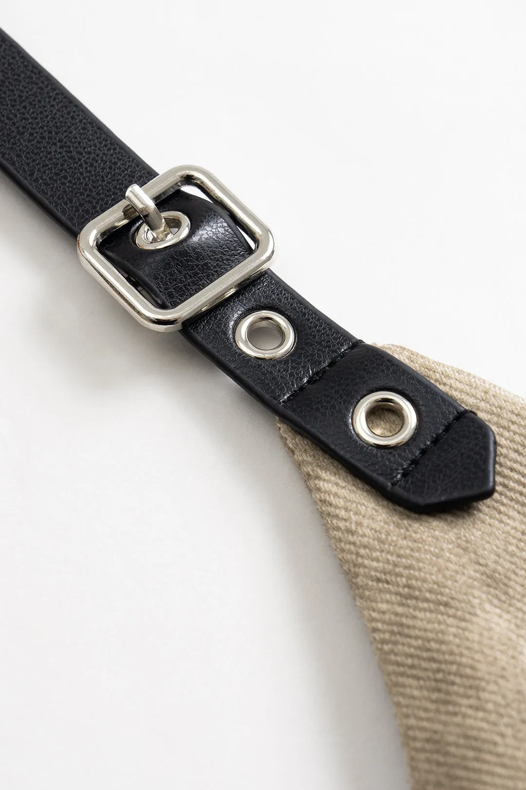 Halter Patchwork Contrast Binding Sleeveless Bodysuit sold by Micas product image thumbnail 3