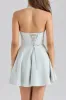 Tie Back Halter Neck Backless Sleeveless Mini Dress sold by Micas