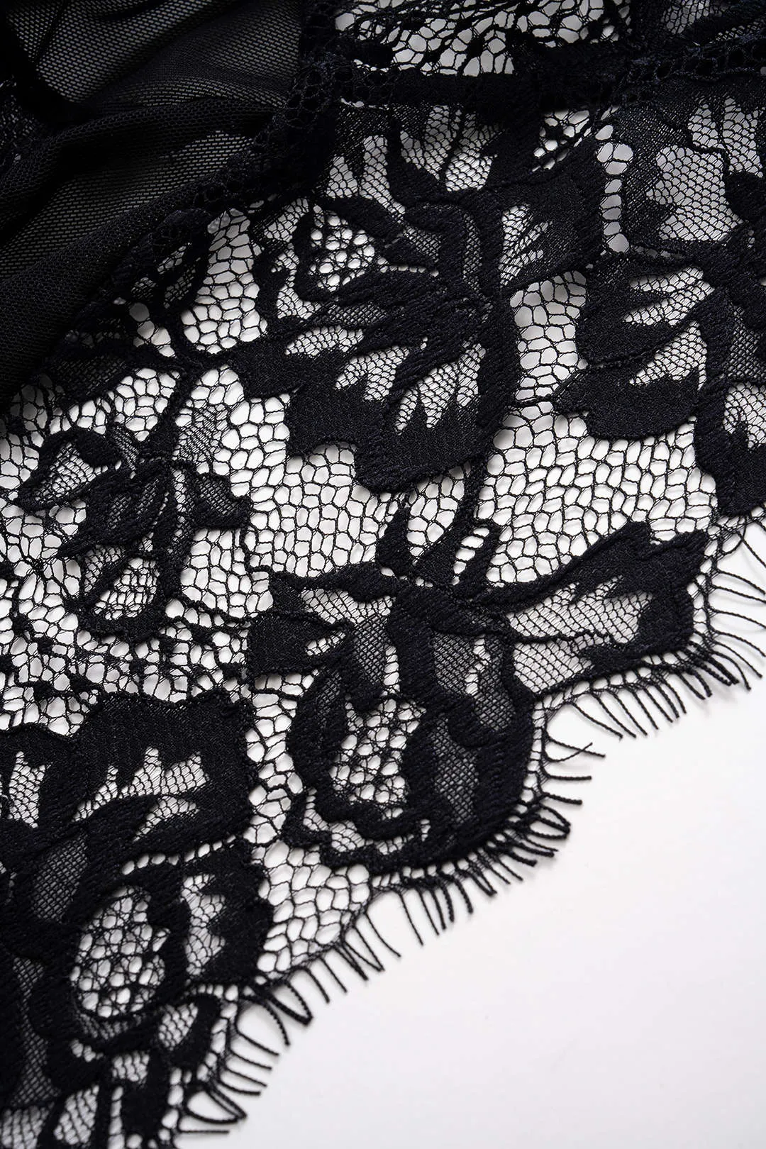 Sheer Crossed Detail Lingerie Bodysuit sold by Micas product image thumbnail 3