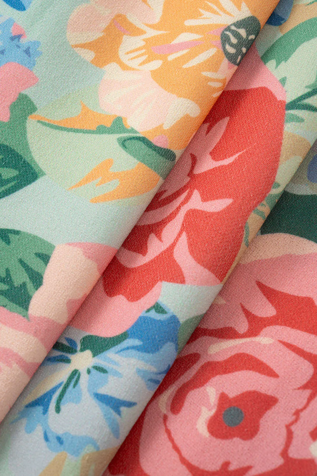 Floral Leaves Print Strapless Tube Top sold by Micas product image thumbnail 3