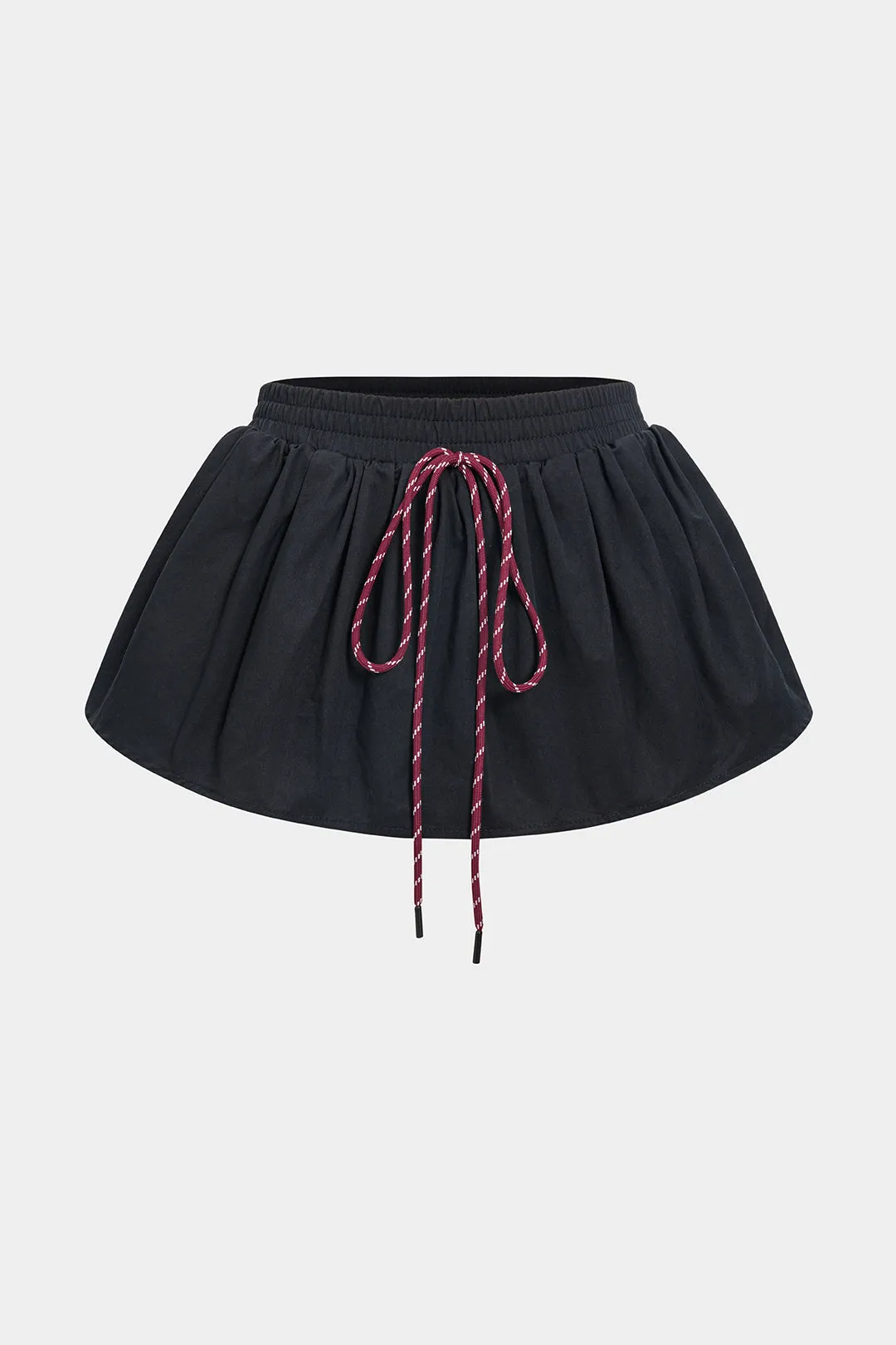 Solid Puff Drawstring Shorts sold by Micas