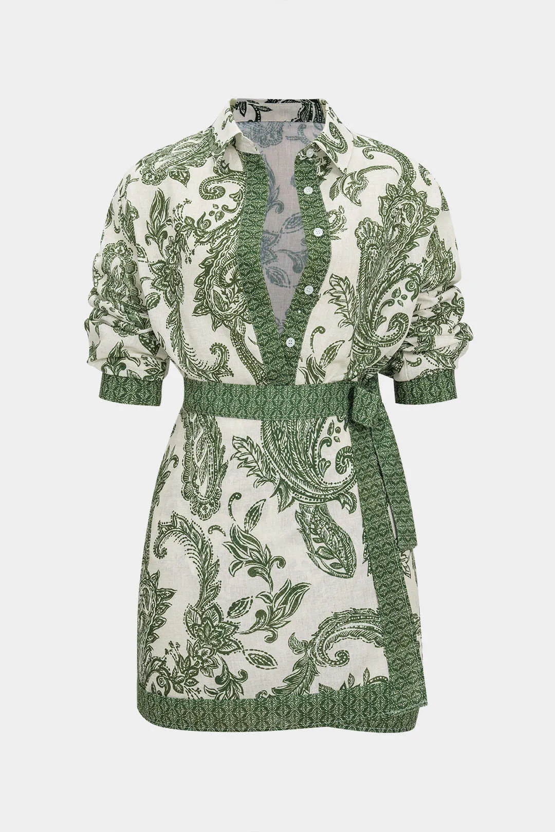 Floral Print Long-Sleeve Shirt sold by Micas product image thumbnail 4