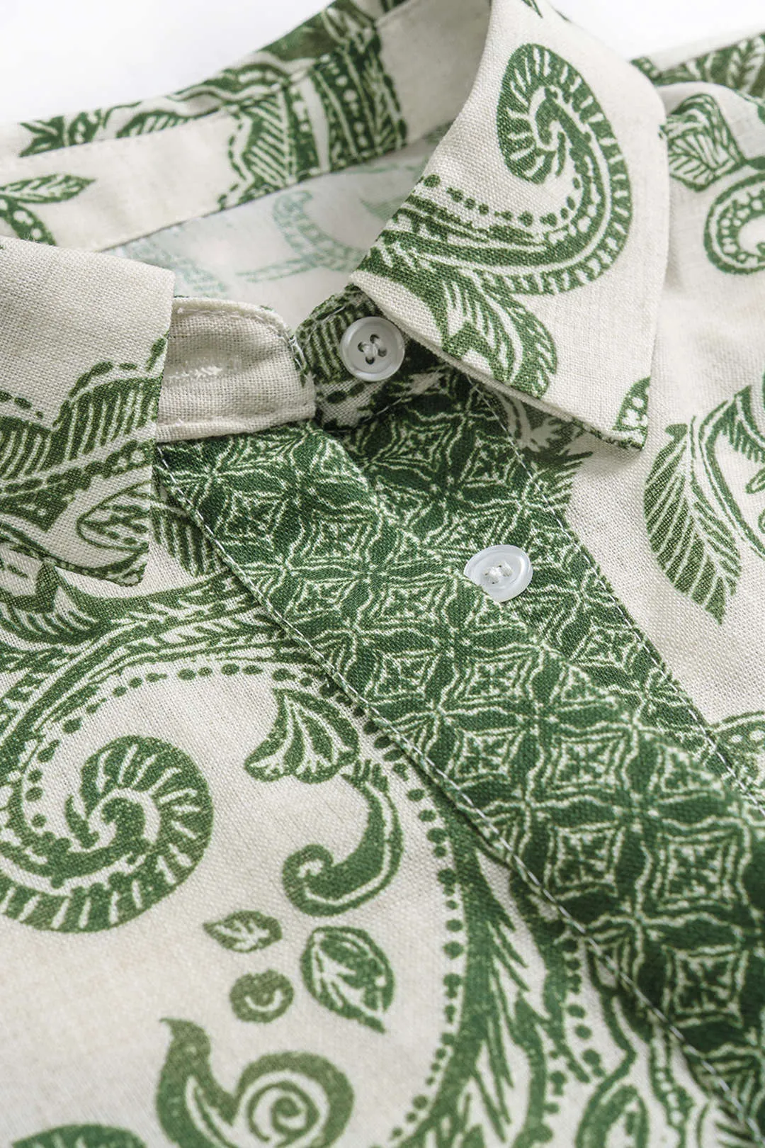 Floral Print Long-Sleeve Shirt sold by Micas product image thumbnail 5