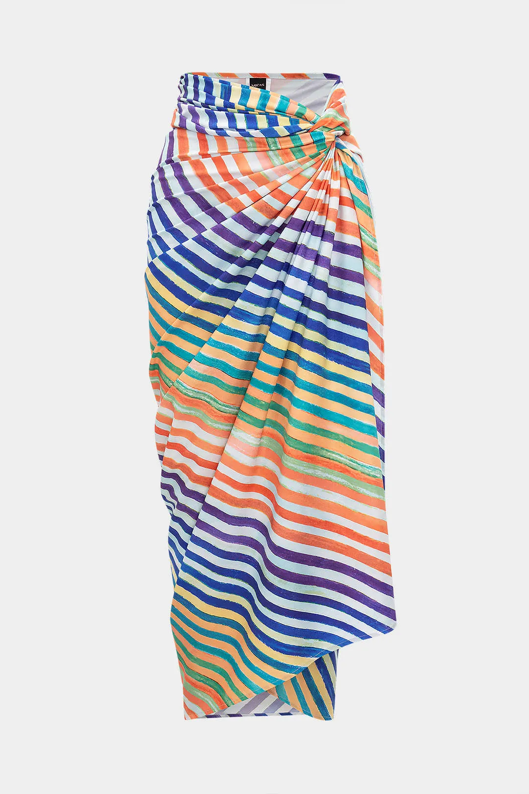 Stripes Print Twist Knot Skirt sold by Micas