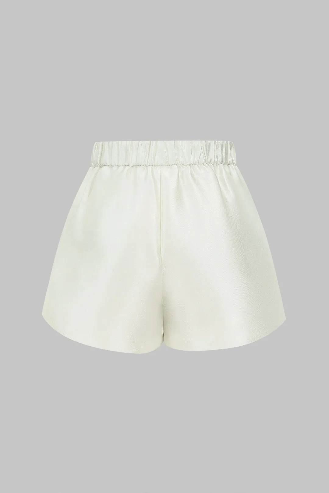 Satin High Waist Wide Leg Shorts sold by Micas product image thumbnail 4