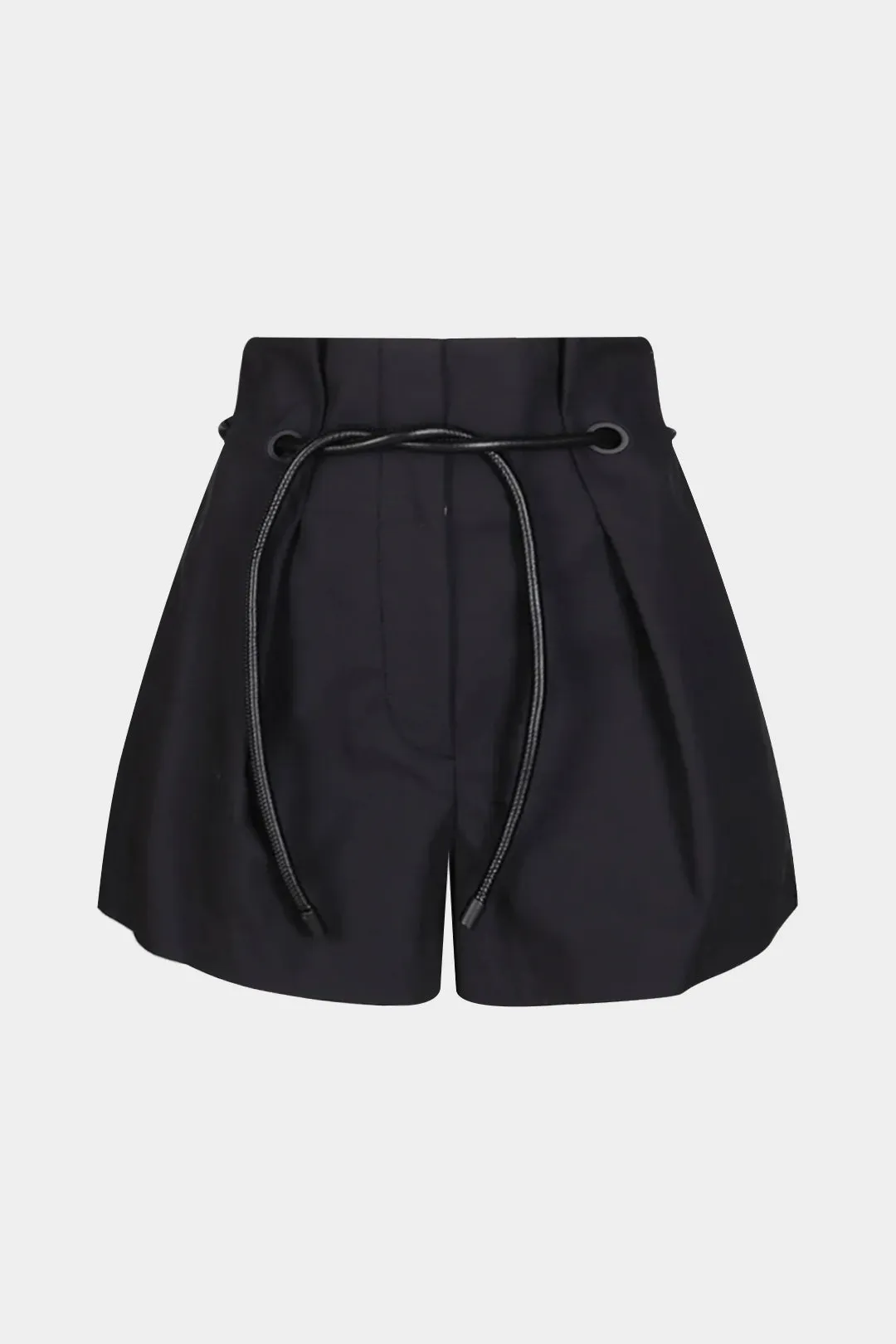 Drawstring ruched shorts sold by Micas