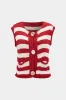 Knit Contrast Sleeveless Tank Top sold by Micas