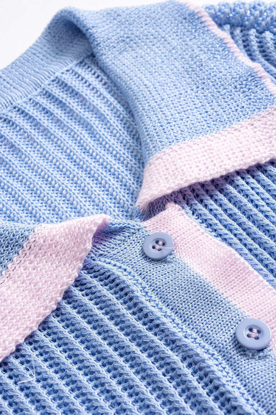 Knit Button Short-Sleeve Top sold by Micas product image thumbnail 4