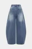 Denim Pocket Barrel Jeans sold by Micas