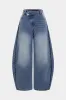 Denim Pocket Barrel Jeans sold by Micas