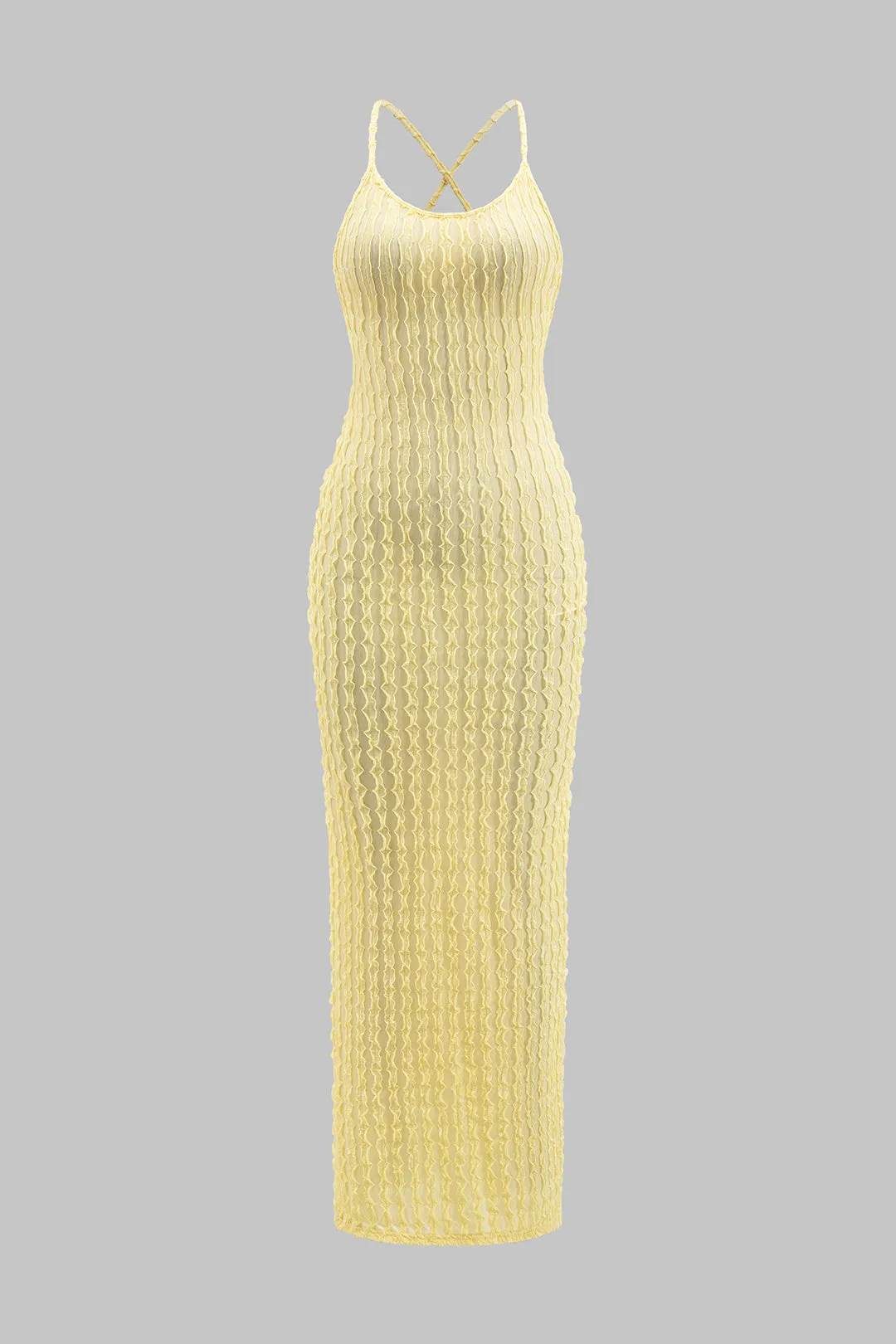 Backless Slip Sleeveless Maxi Dress sold by Micas