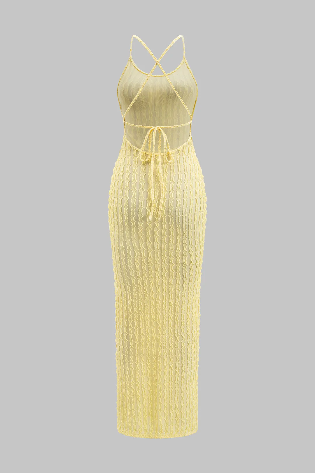 Backless Slip Sleeveless Maxi Dress sold by Micas product image thumbnail 2