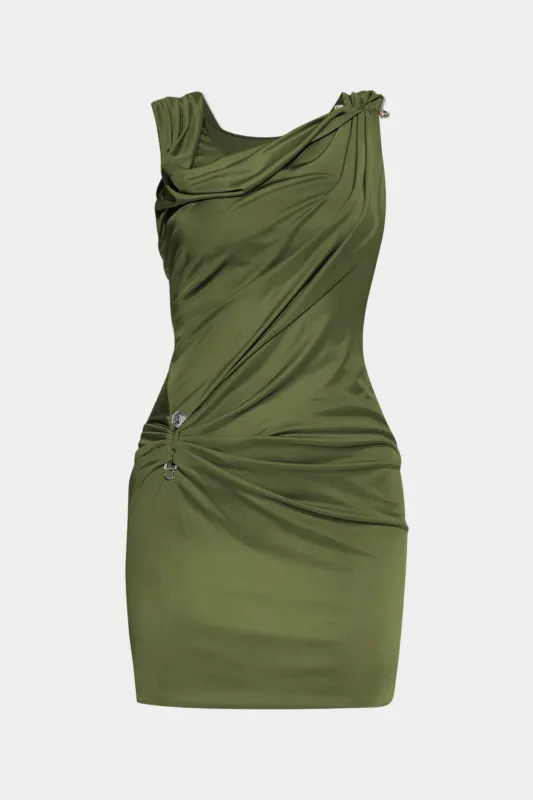 Ruched Sleeveless Mini Dress sold by Micas