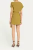 Ruched Short Sleeve Mini Dress sold by Micas