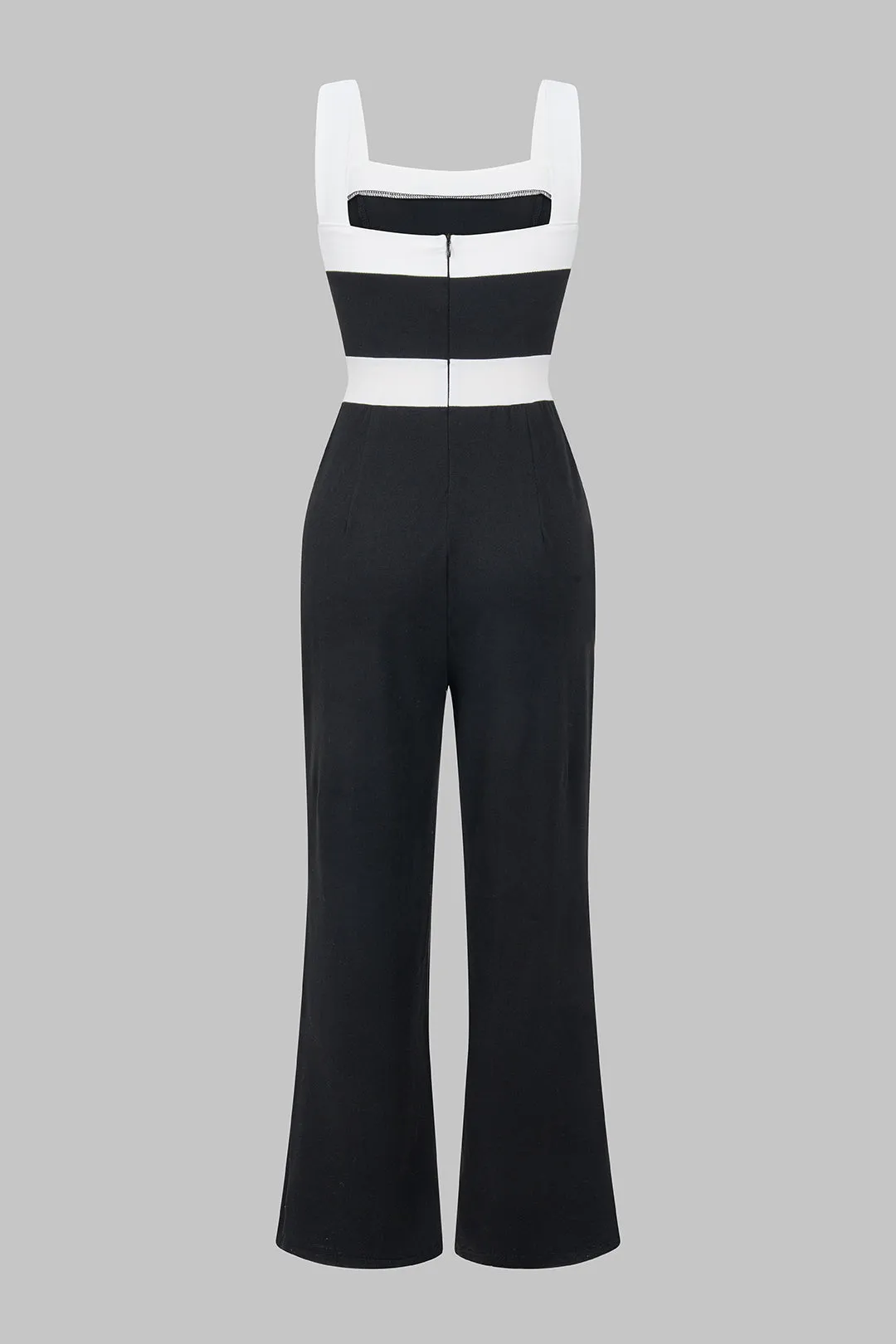 Contrast Patchwork Sleeveless Jumpsuit sold by Micas product image thumbnail 2