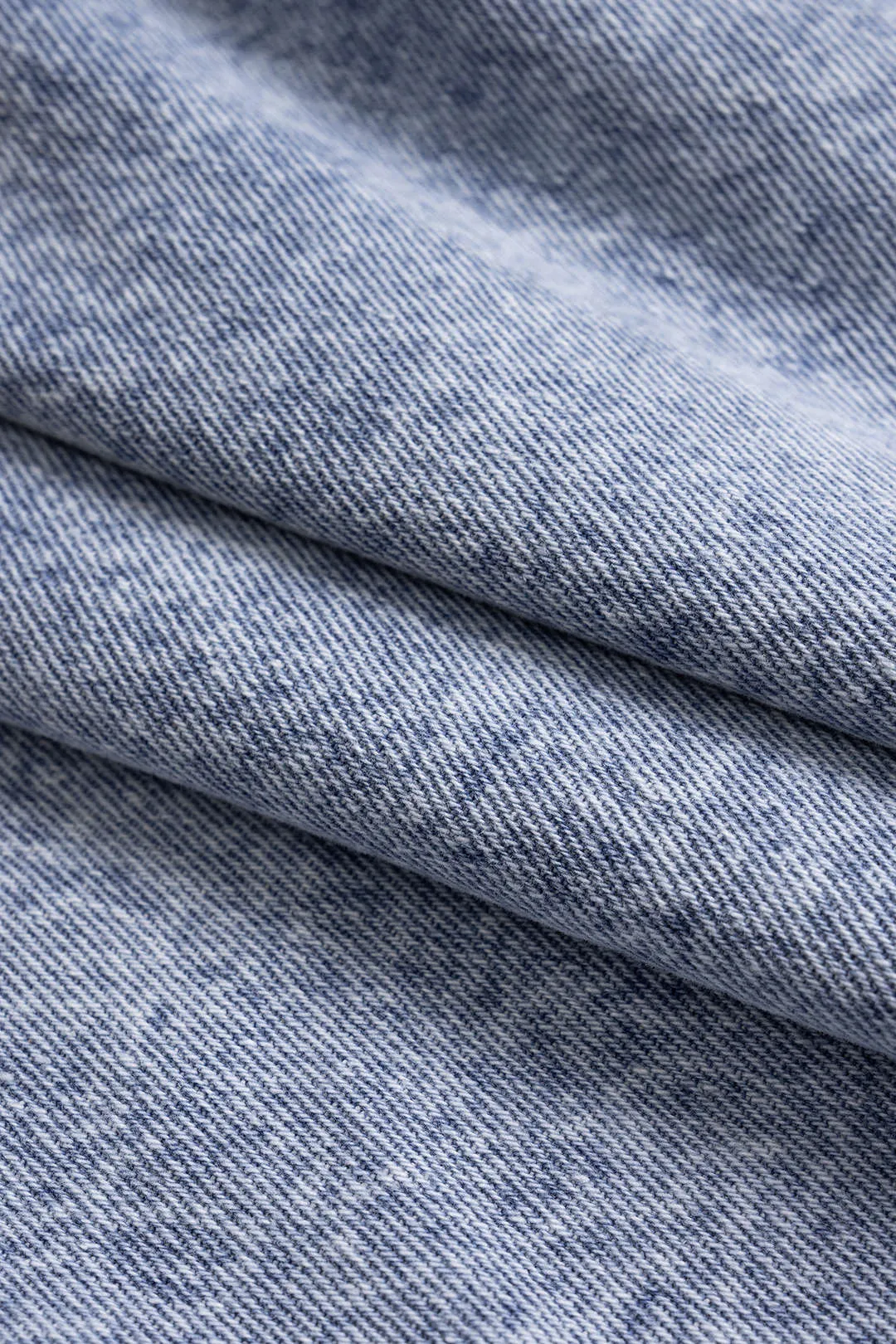 Denim V-Neck Metallic Button Sleeveless Top And Ruched Jorts Set sold by Micas product image thumbnail 4