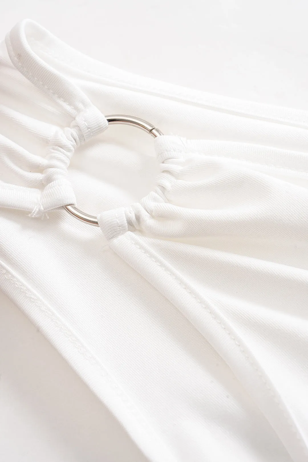 One Shoulder Metallic Decor Tank Top sold by Micas product image thumbnail 3