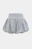 Solid Drawstring High Waist Skort sold by Micas
