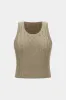 Plus Size Knit Solid Tank Top sold by Micas
