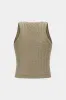 Plus Size Knit Solid Tank Top sold by Micas