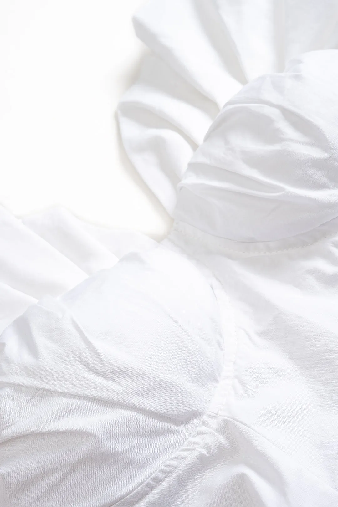 Tie Back Ruffle Bustier Tube Top And Puff Skirt Set sold by Micas product image thumbnail 3