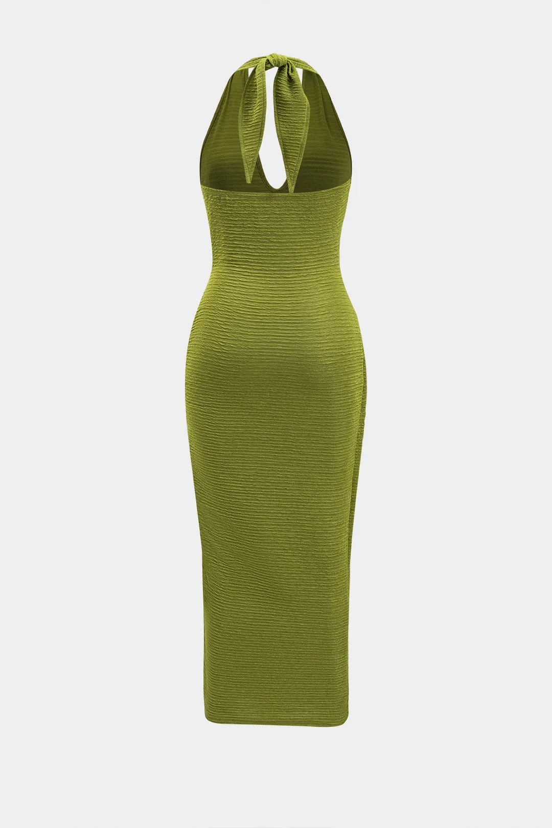 Halter Neck Tie Up Sleeveless Maxi Dress sold by Micas product image thumbnail 2