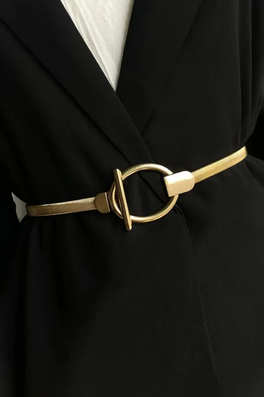 Metal Chain Decorative Waist Belt sold by Micas