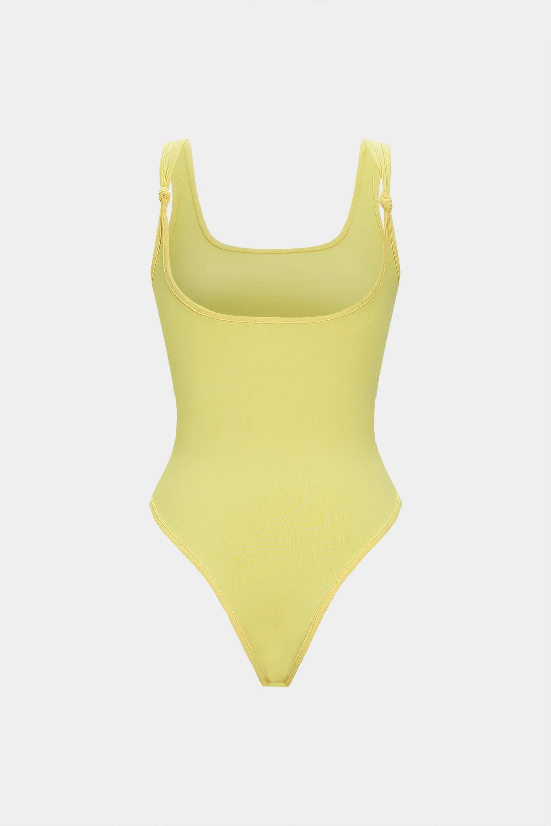 Knotted Solid Sleeveless Bodysuit sold by Micas product image thumbnail 2