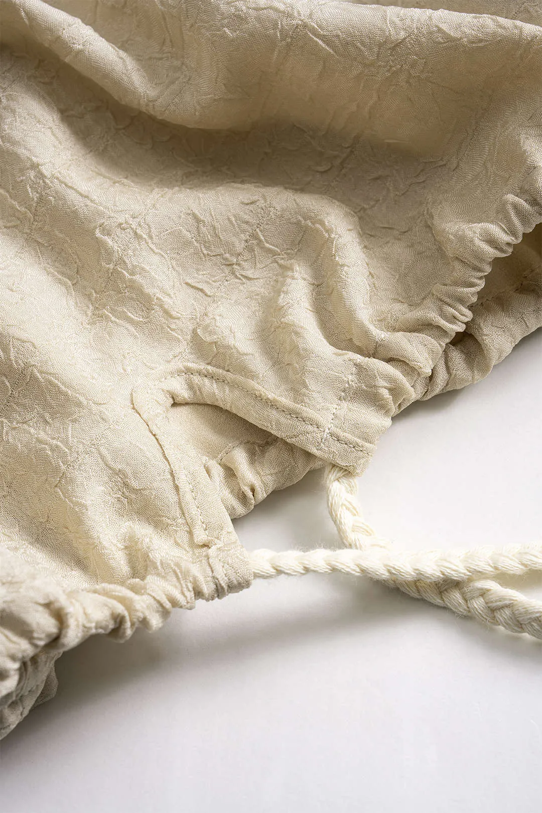 Drawstring Tie-Up Shorts sold by Micas product image thumbnail 4