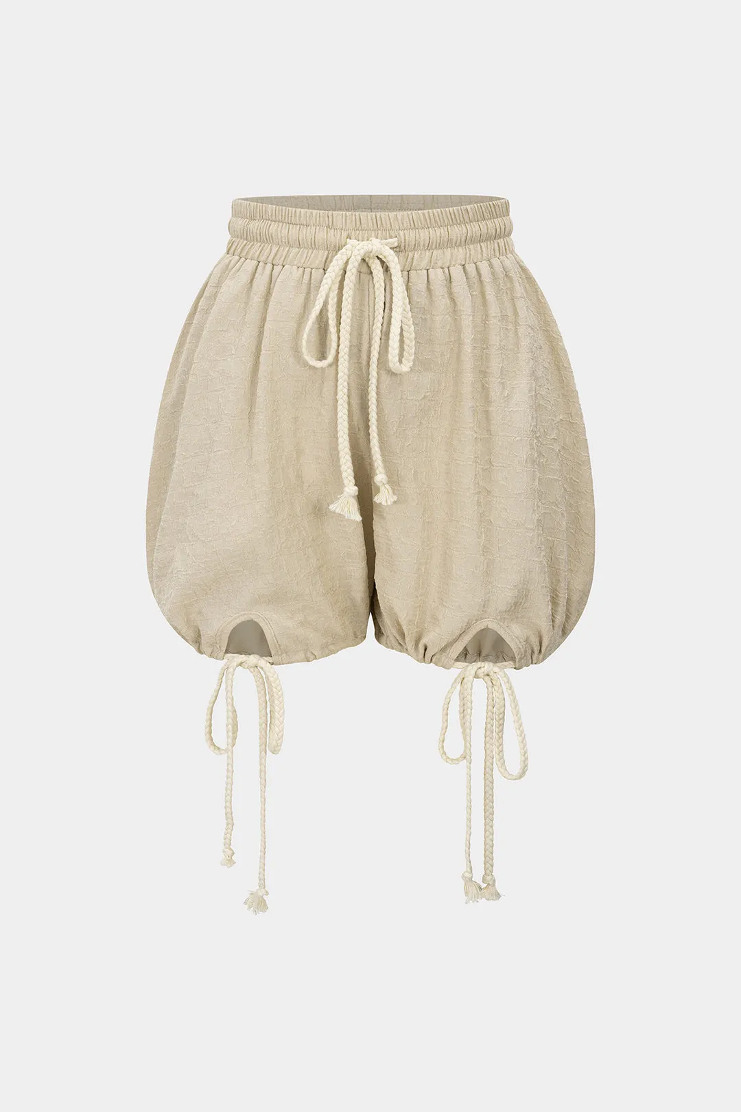 Drawstring Tie-Up Shorts sold by Micas