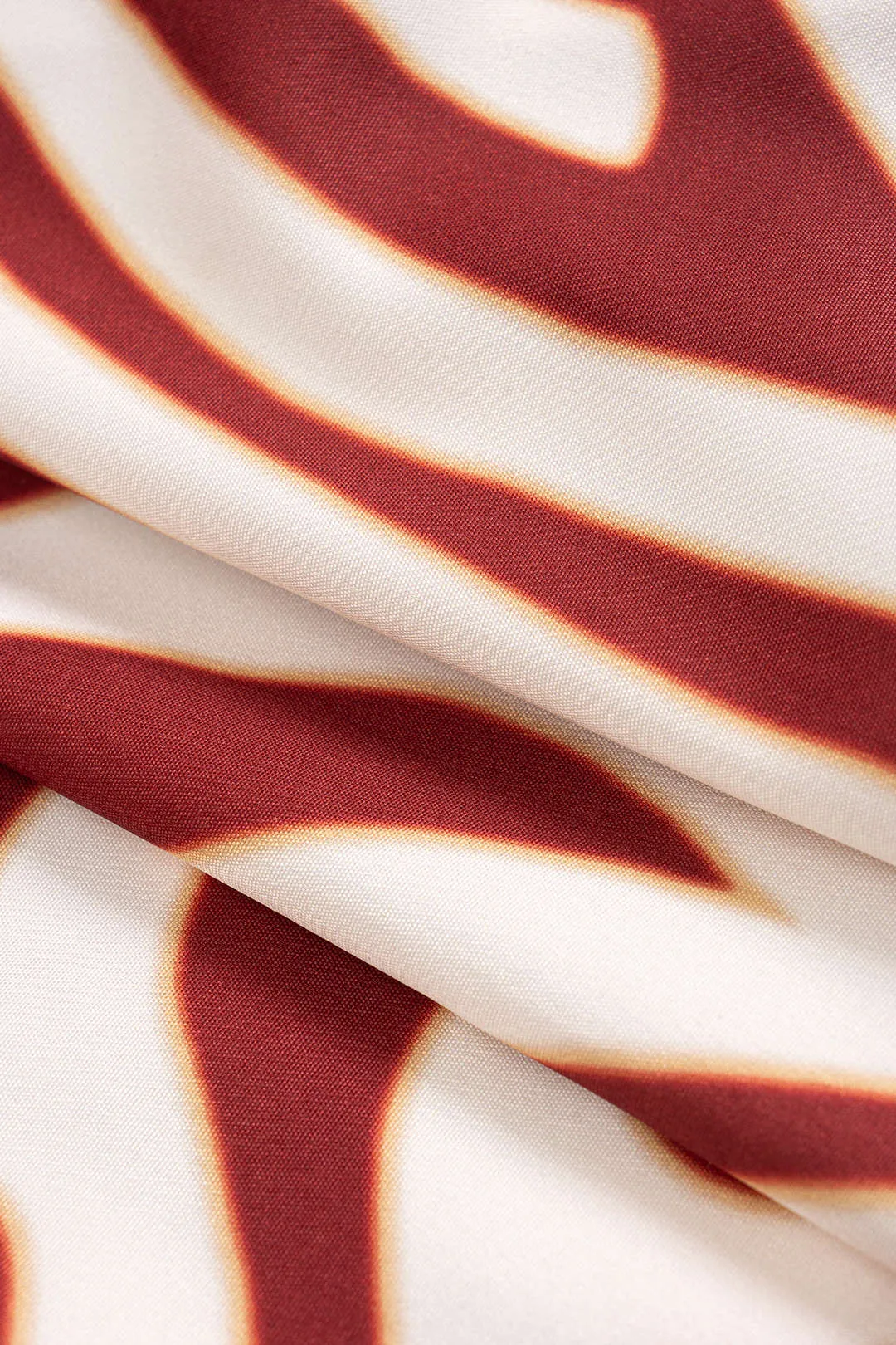 Abstract Contrast Print Halter Tie-Up Top And Drawstring High Waist Shorts Set sold by Micas product image thumbnail 4